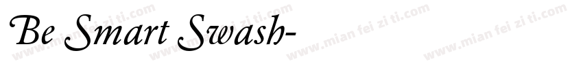 Be Smart Swash字体转换
